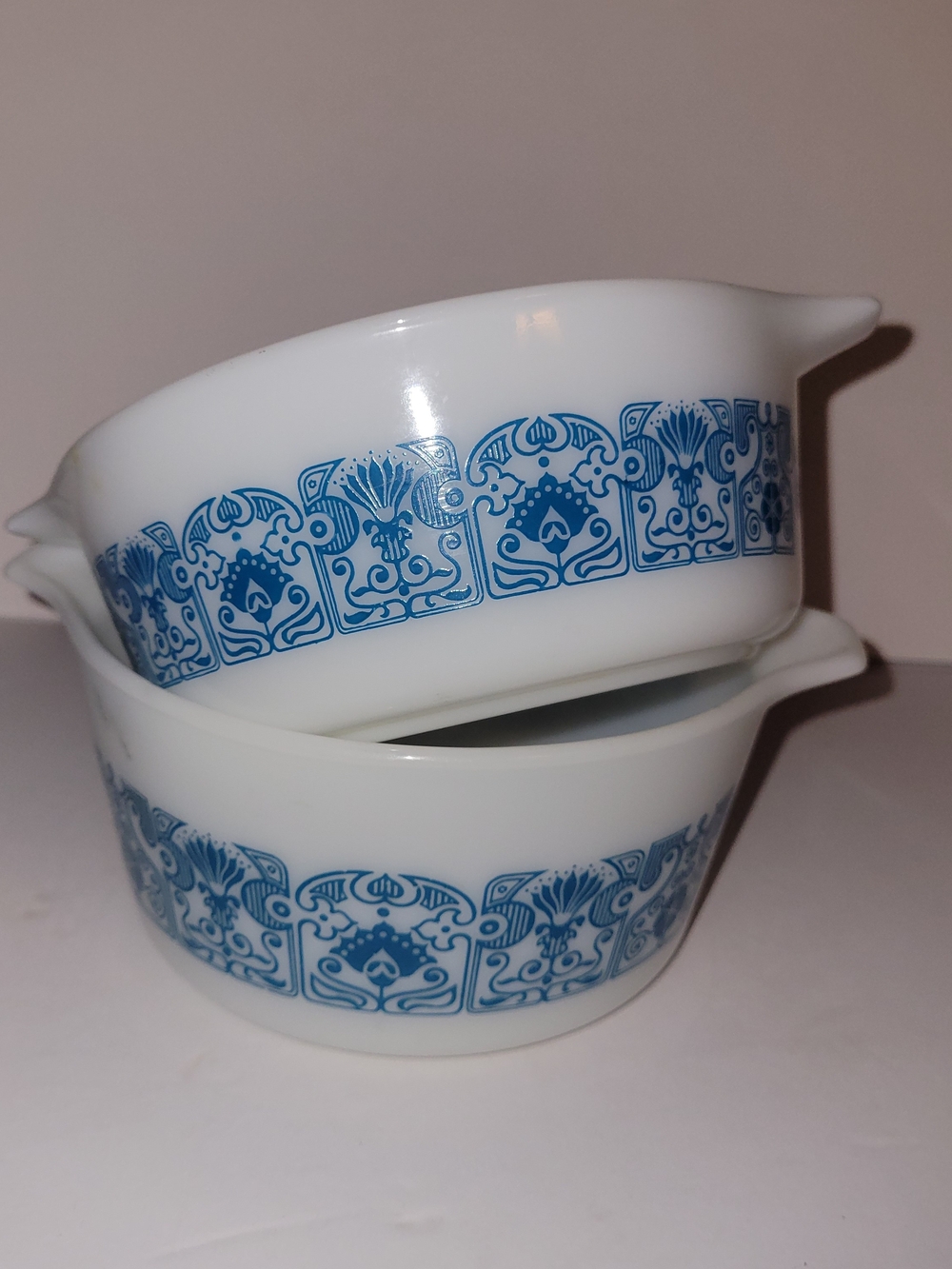 Vintage Pyrex Horizon Blue. Size 1 Quart and 1.5 Pint - Picture 2 of 9